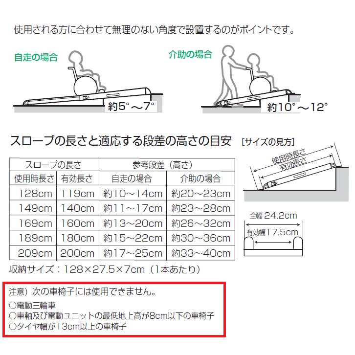 リッチェル スロープ ワンタッチスロープ 2本1組 49230 便利な
