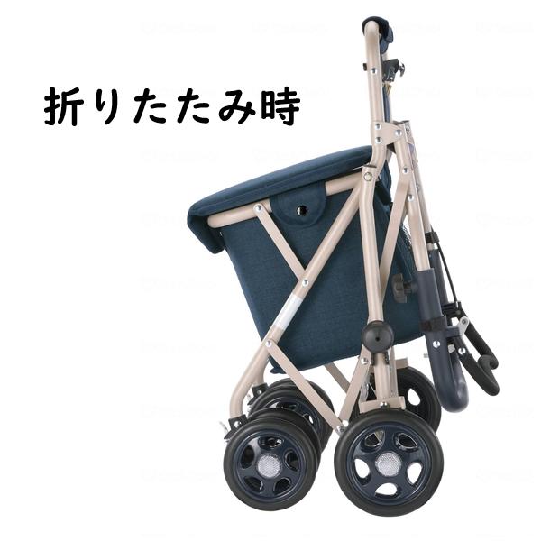 極美品 リッチェル Richell シルバーカー パソカ ST ブルー 保冷 リッチェル（Richell） シルバーカー ブルーデニム コンパクト 【在庫