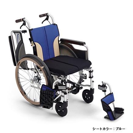 ミキ ミキMIKI 自走型車いす SKT-400B ノンバックブレーキ パンチング 