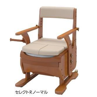 ポータブルトイレ 介護 アロン化成 安寿 家具調トイレ セレクトR ひじかけノーマル 標準便座 533-850
