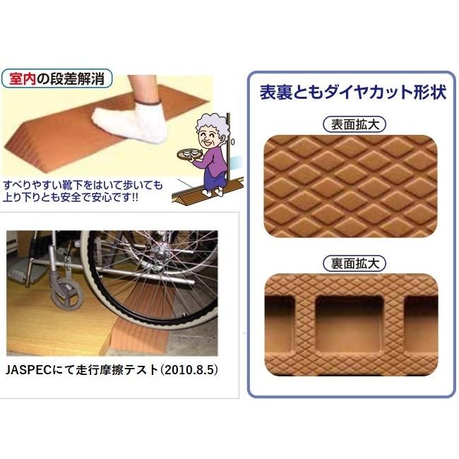 段差解消リフォーム ダイヤスロープ DS76-45 幅76cm/段差4.5cm用 室内