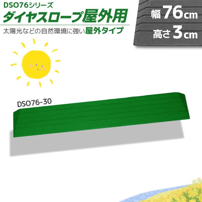 屋外の段差解消リフォーム ダイヤスロープ屋外用 DSO76-30 段差3cm用 "置くだけ" シンエイテクノ | 