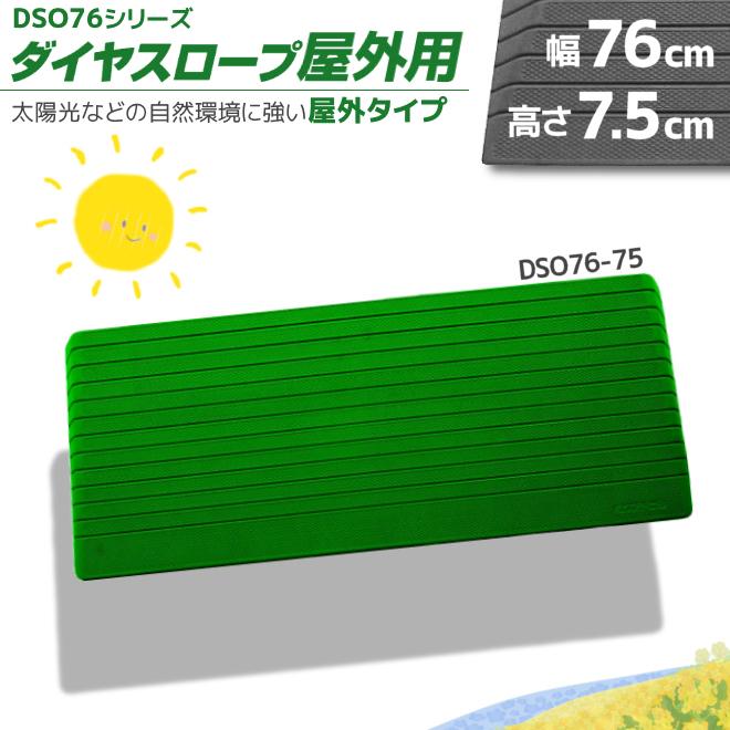 シンエイテクノ ダイヤスロープ屋外用 DSO76-75 段差7.5cm用 
