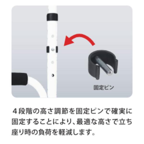 フジホーム リハステッキ サイド 伸縮 4点杖 歩行 立ち座り リハビリ
