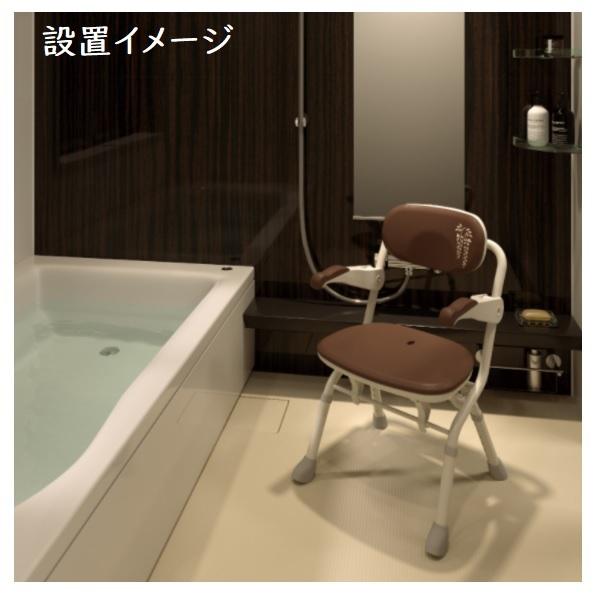 安寿 楽らく開閉シャワーベンチ Sフィット（もちぷる） 536126 : てら
