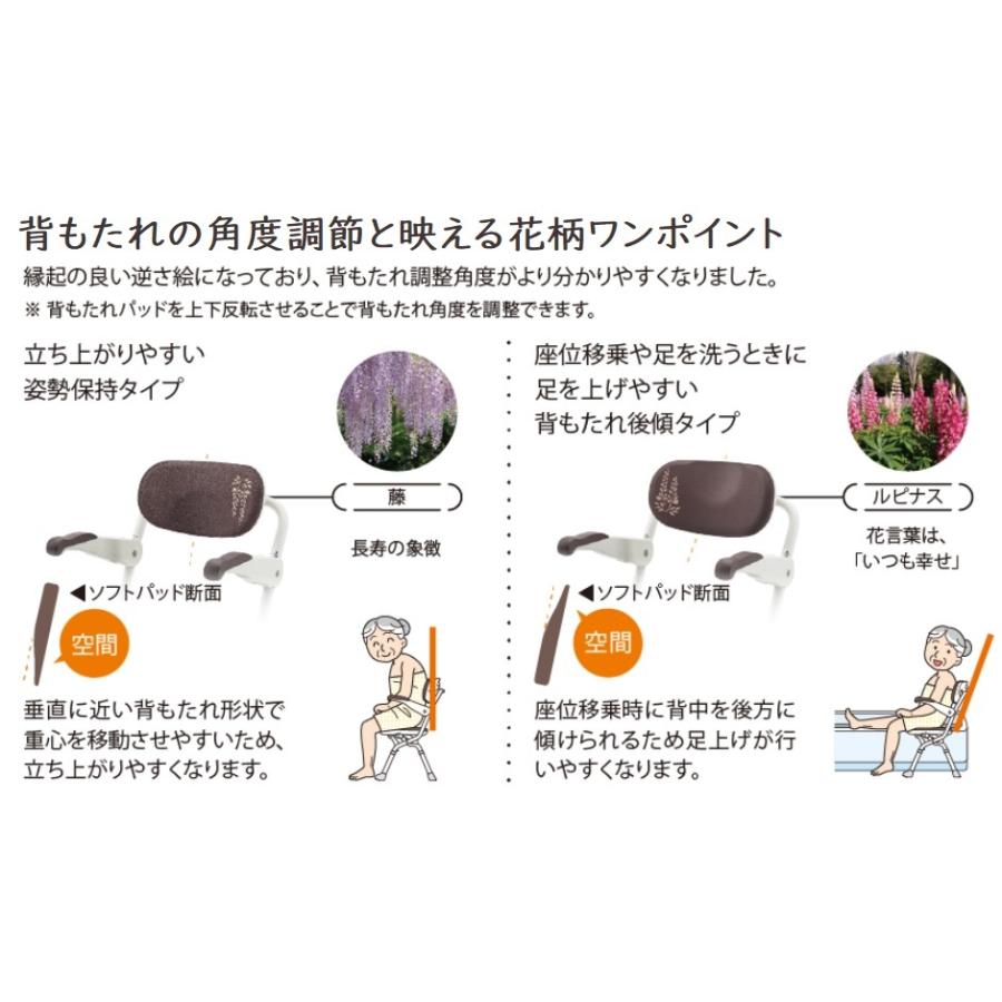 安寿 楽らく開閉シャワーベンチ Sフィット（もちぷる） 536126 : てら