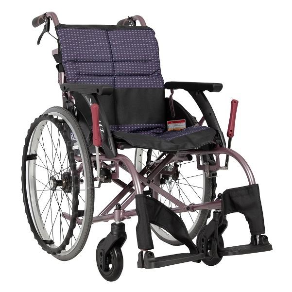 カワムラサイクル WAVITRoo ウェイビットルー WAR22-40(42・45)-M (H/SH) リバーシブルシート 自走式 車いす ワイド 広い ノーパンクタイヤ 軽量ハイポリマー