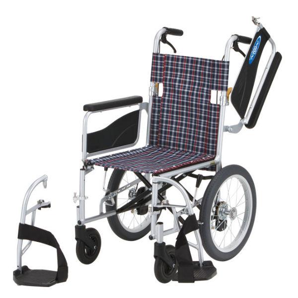 車椅子 軽量 コンパクト日進医療器 NEO-2W 介護介助式多機能 日進医療器 介助式 多機能 アルミ製 車いす NEO-2W 高品質
