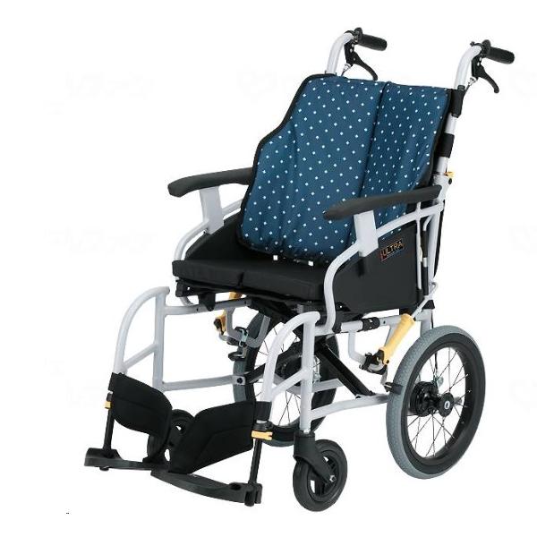 看護・介護用品 車椅子 日進医療器 ノーパンクタイヤ 介助型 NAH-U1
