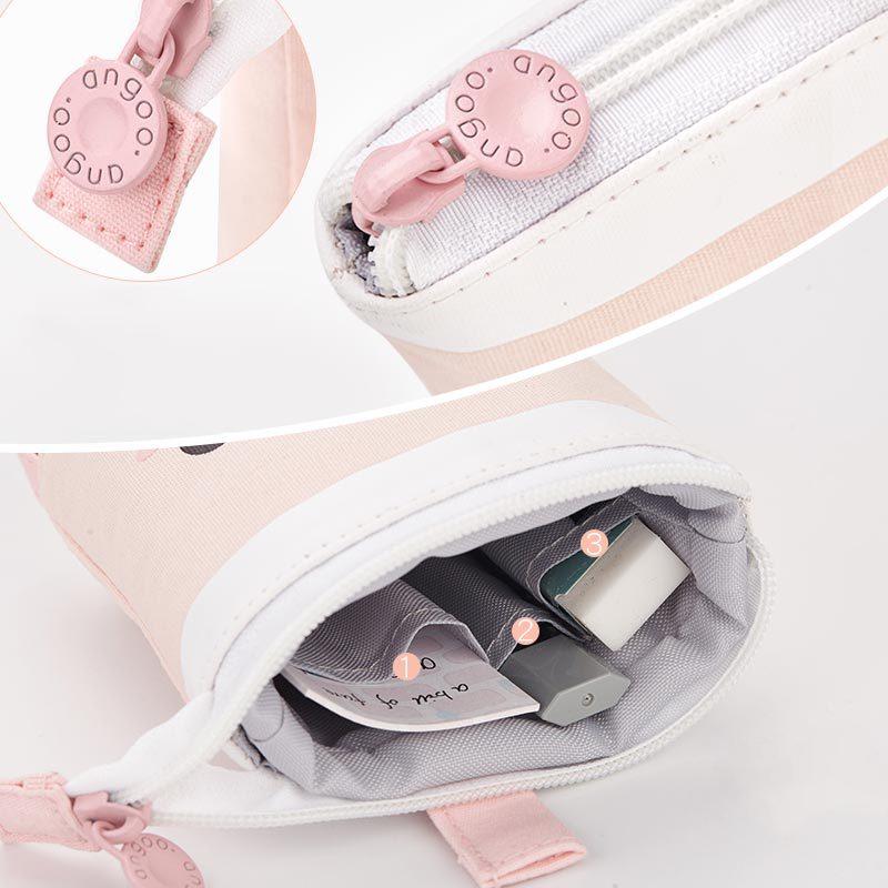 筆入れポーチ 筆箱 タピオカ柄 ペンポーチ ペンケース 自立 女の子 小学生 中学生 高校生 文房具入れ 入学ギフト プレゼント 超安い