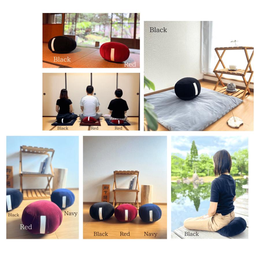 別珍坐蒲 1.1尺(大) terasun ビロード座布 座蒲 坐禅 座禅用座布団 坐