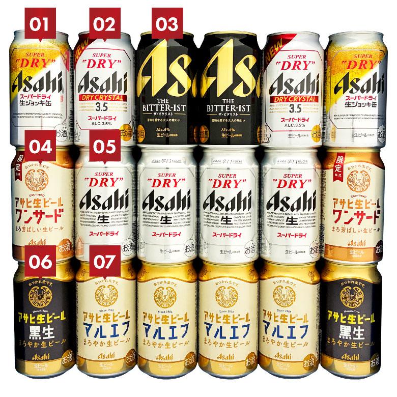 アサヒスーパードライ 生ジョッキ缶 7種 ビール ギフト 御祝 誕生日