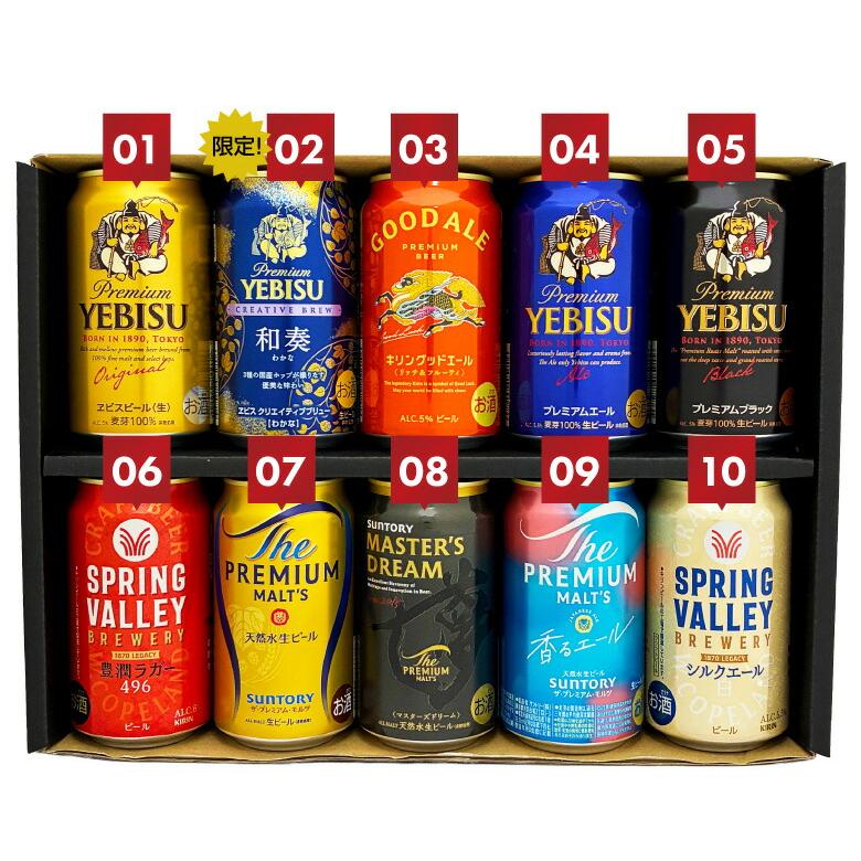 J Ogawa ラッキーYEBISU プレミアムビール 4本セット ヱビスビール ビール ギフト 御祝 誕生日 バレンタイン 国産プレミアム