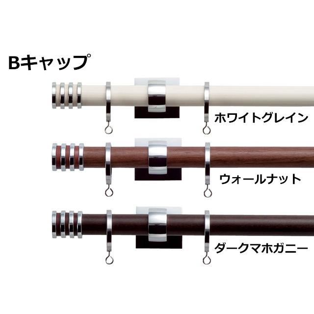 カーテンレール カット無料 TOSO グレイスノーヴァ19 ネクスティダブルレールセット B/Cキャップ （310cm）_2