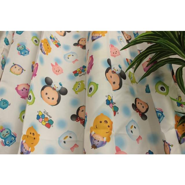 ディズニー 風呂用 撥水加工 シャワーカーテン 1枚入り(幅145cm×丈