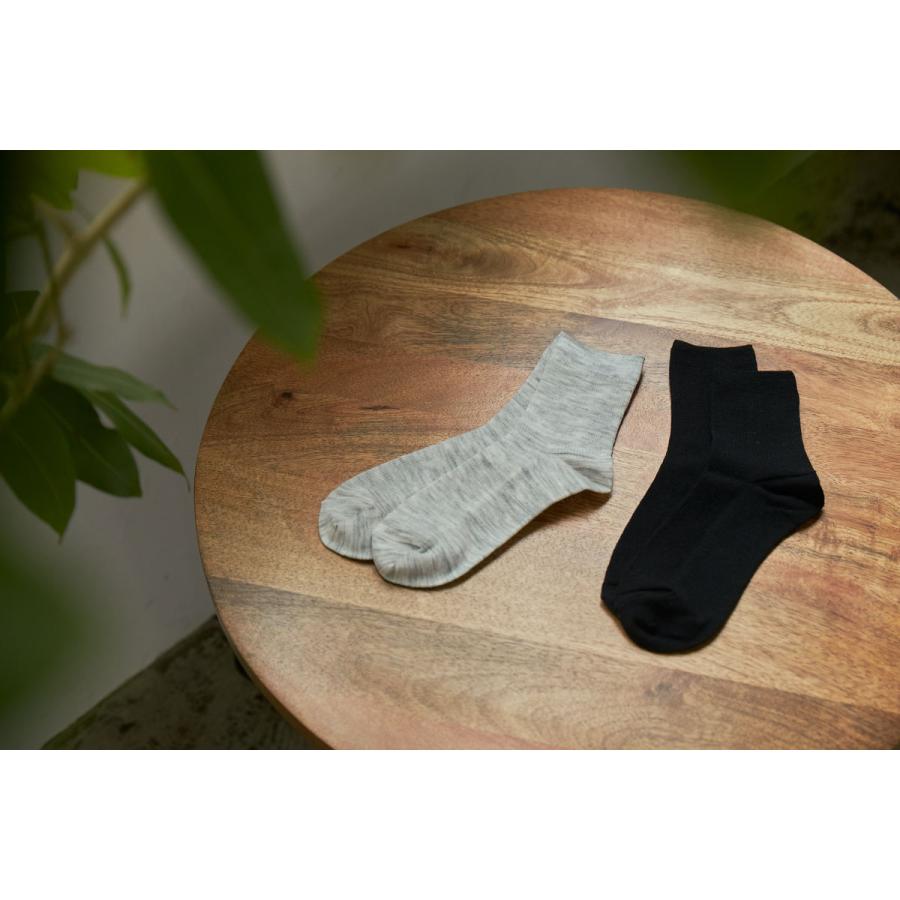 NICCA merino wool SOCKS 杢ホワイト2224cm 1足組靴下 メリノウールソックス レディース おしゃれ 夏用 冬用