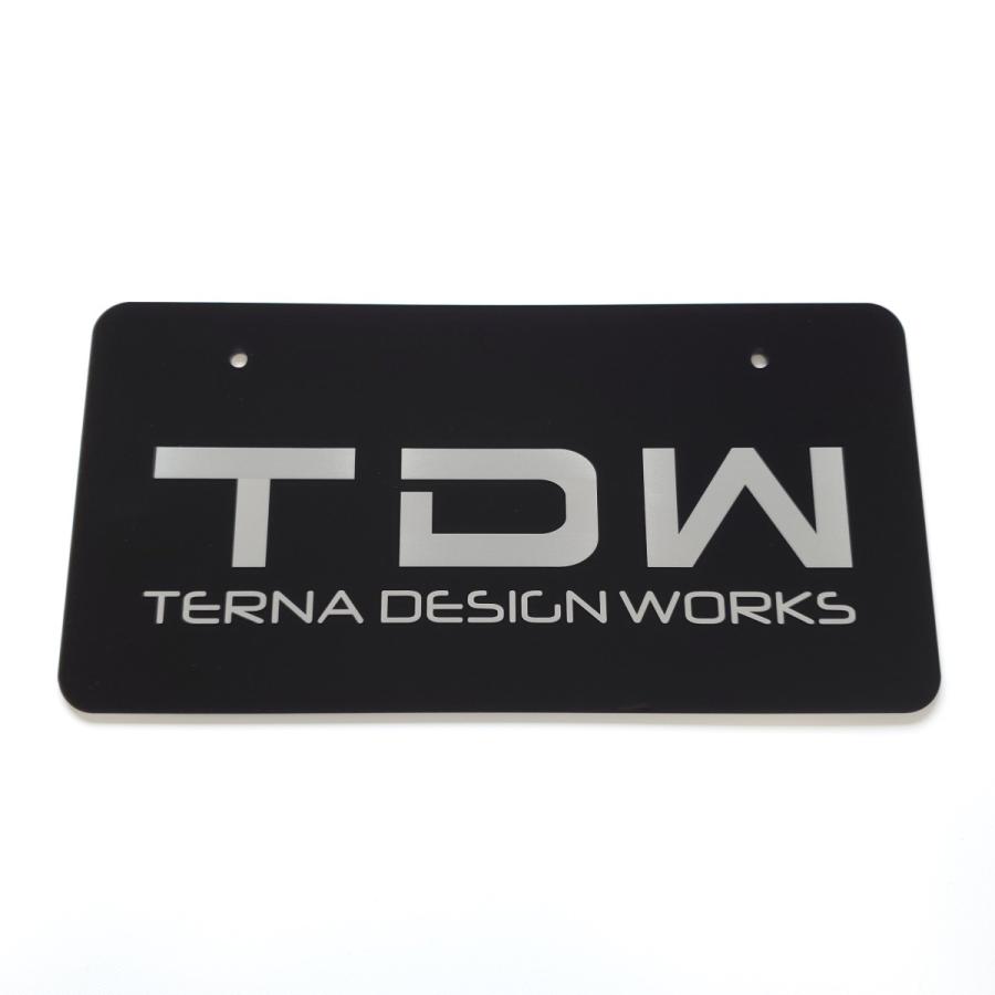 TDW アクリルナンバープレート フロント | 
