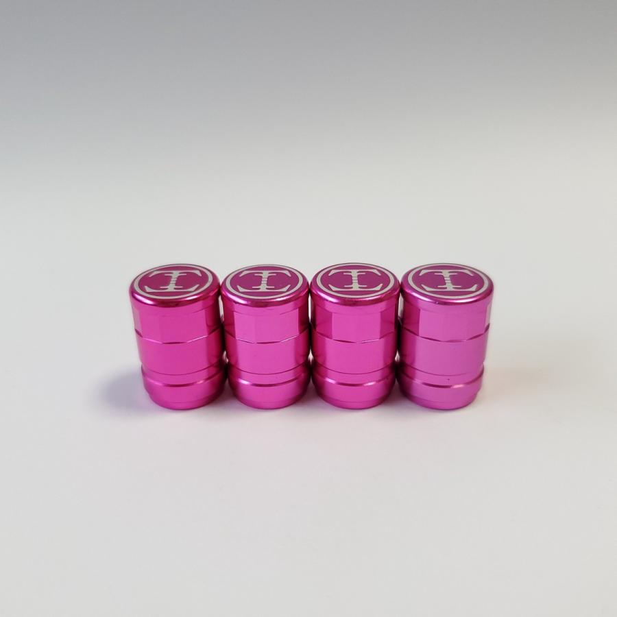 TDW 12face cut エアバルブキャップ 4個入 ピンク | 