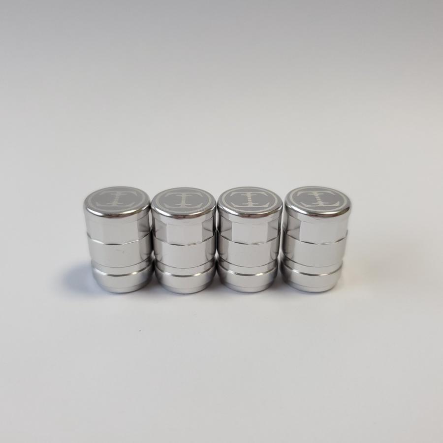 TDW 12face cut エアバルブキャップ 4個入 シルバー | 