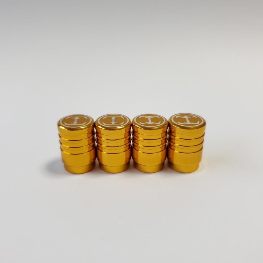 TDW 3Line エアバルブキャップ 4個入 ゴールド | 