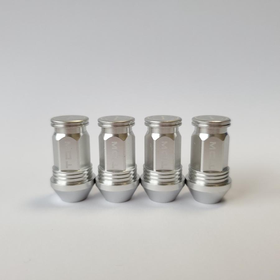 TDW エアバルブキャップ Nut Design FLAT 4個入 シルバー | 