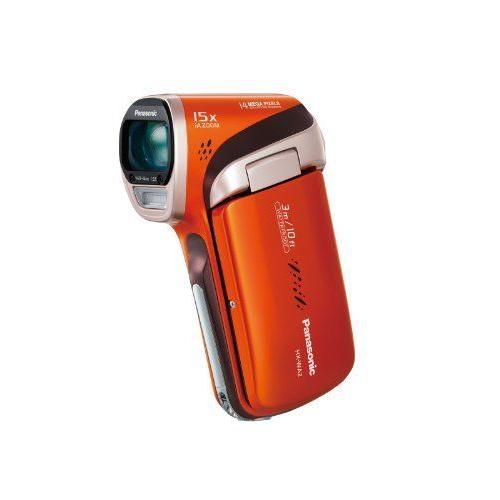 パナソニック デジタルムービーカメラ WA2 防水仕様 サンシャインオレンジ HX-WA2-D