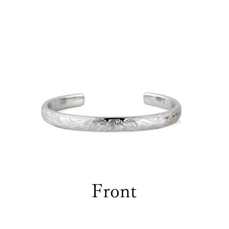 ハワイアンジュエリー バングル ブレスレット メンズ ステンレス つけ