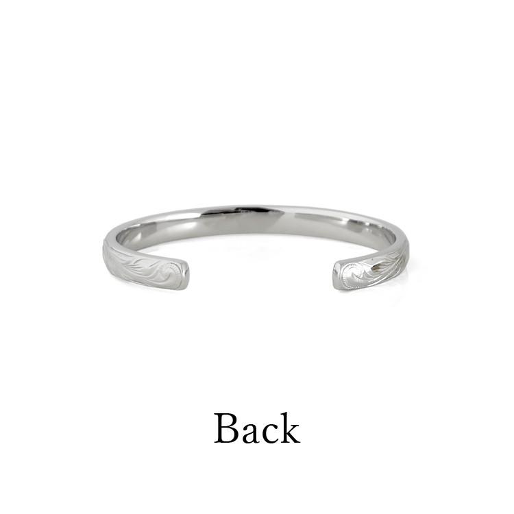 ハワイアンジュエリー バングル ブレスレット メンズ ステンレス つけ