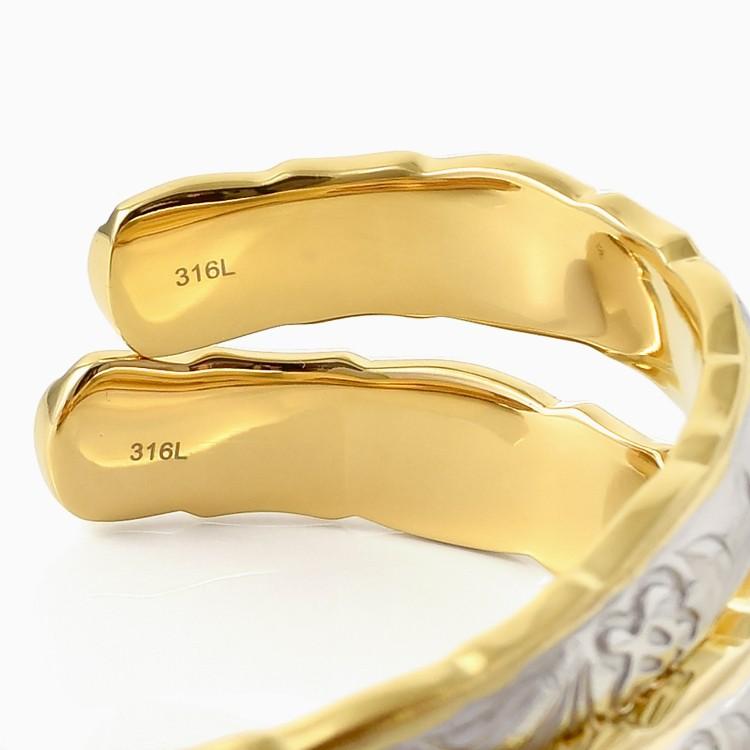 ハワイアンジュエリー ペアバングル ペアブレスレット ステンレス 金属