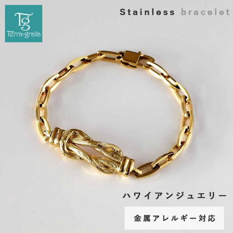 ハワイアンジュエリー ブレスレット レディース ステンレス 金属
