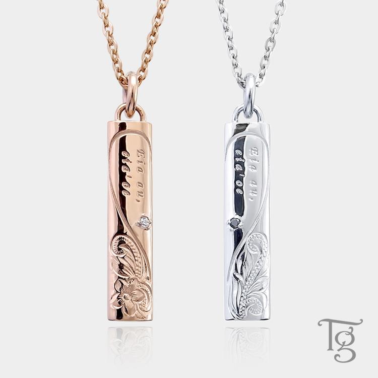 ハワイアンジュエリー ペアネックレス ステンレス 刻印 金属アレルギー対応 キュービックジルコニア 小豆チェーン付き Sale 78 Off 合わせハート 安い 2本セット