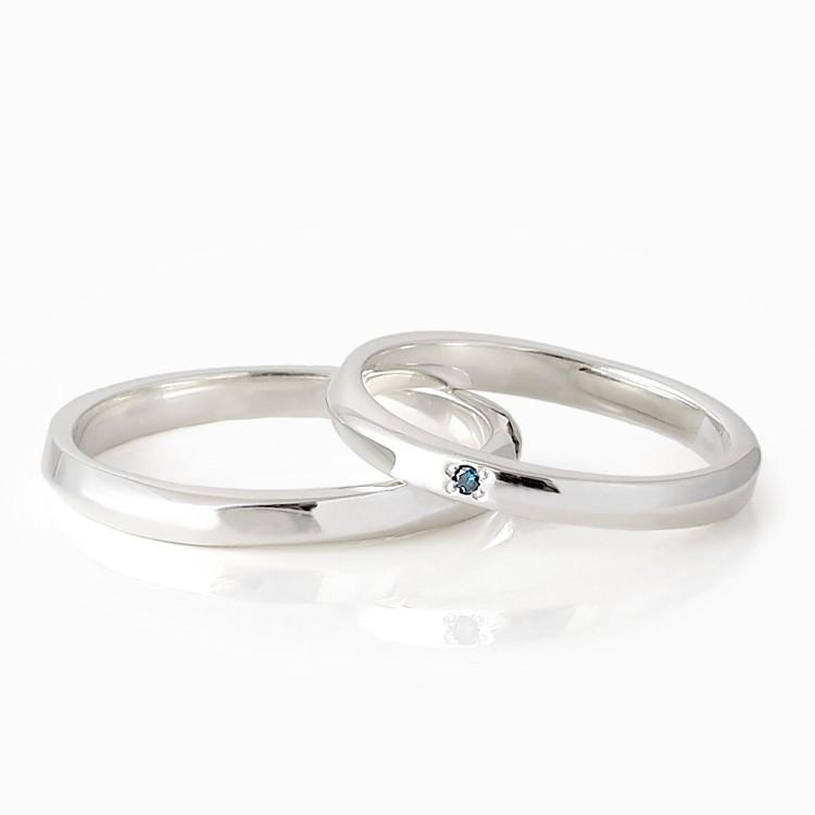 ペアリング 2本セット 安い 刻印 シルバー ブルーダイヤモンド シンプル サムシングブルー 細身 指輪 偶数サイズ マリッジリング 結婚指輪 Silver 925 Jlr072 072bd Pair ペアジュエリーテラグラティア 通販 Yahoo ショッピング