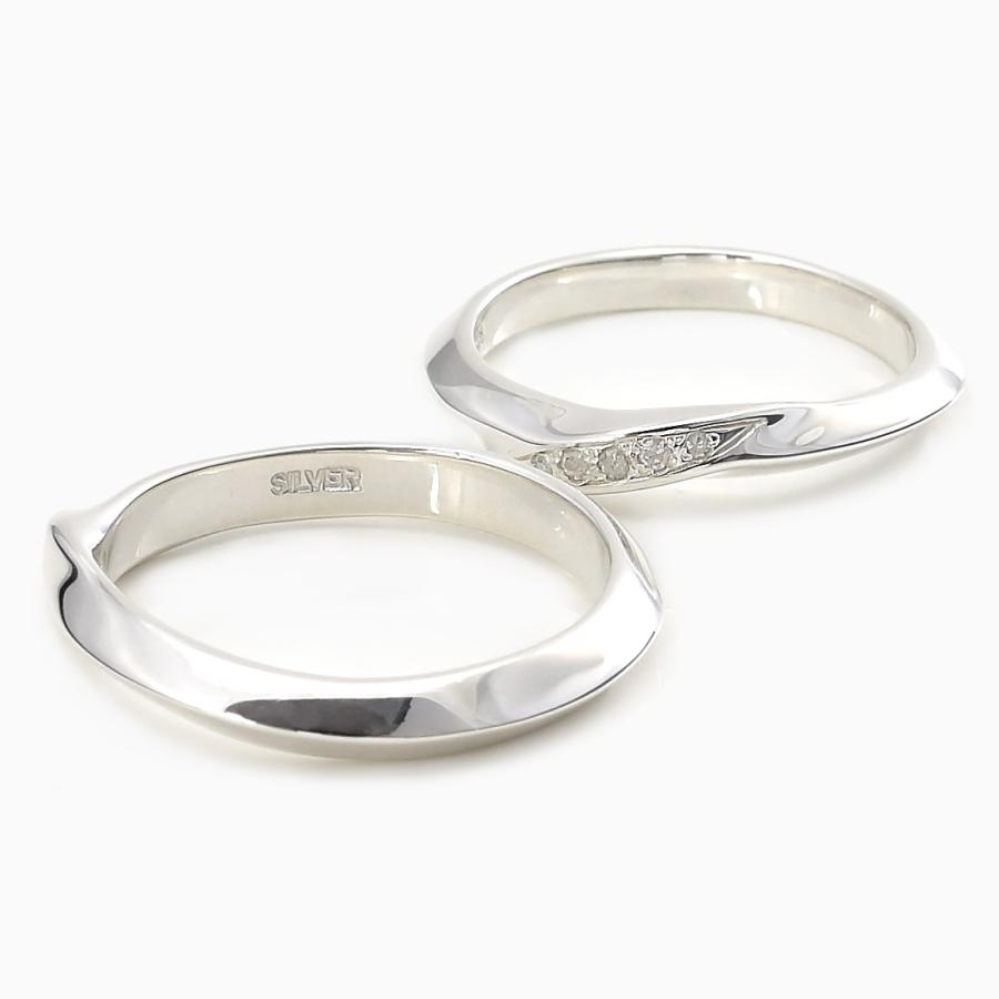 ペアリング 2本セット 安い 刻印 シルバー ダイヤモンド シンプル ウェーブ カーブ 上品 おしゃれ 指輪 マリッジリング 結婚指輪 Silver 925 Jlr077pair ペアジュエリーテラグラティア 通販 Yahoo ショッピング