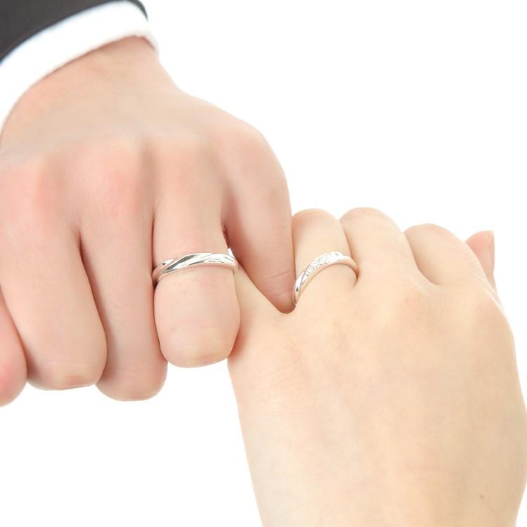 ペアリング 2本セット 安い 刻印無料 結婚指輪 マリッジリング シルバー キュービックジルコニア シンプル 大人 上品 おしゃれ ひねり 偶数サイズ Silver 925 Jlr0pair ペアジュエリーテラグラティア 通販 Yahoo ショッピング