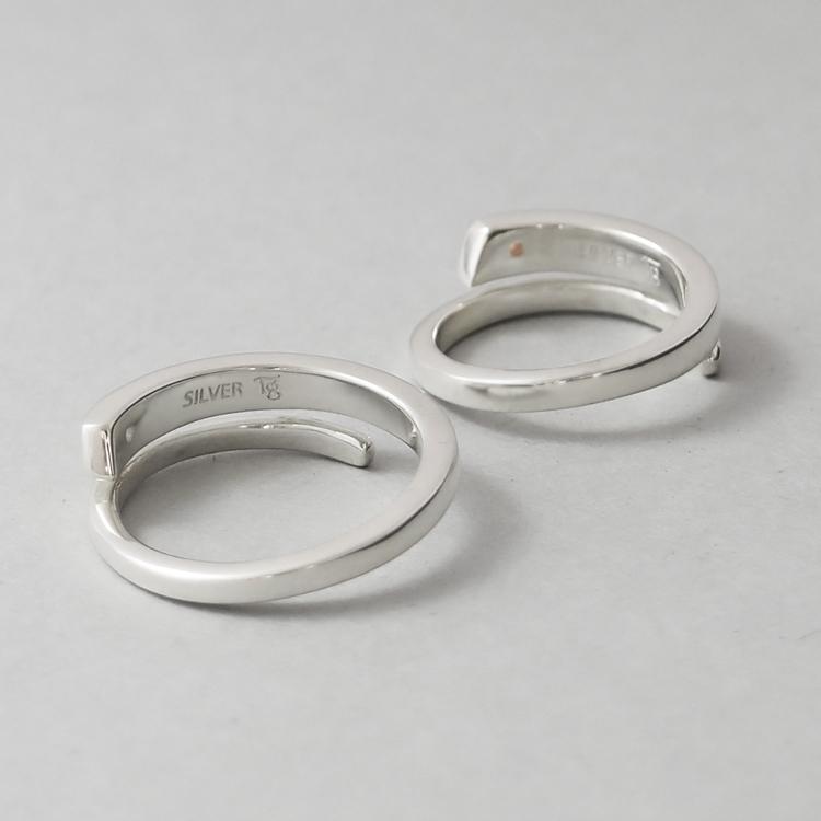 Terraーgratia ペアリング フリーサイズ 誕生石 カップル 2個