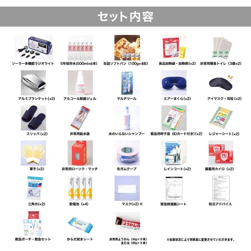 本物保証!本物保証!防災防犯ダイレクト 防災セット 地震対策30点避難