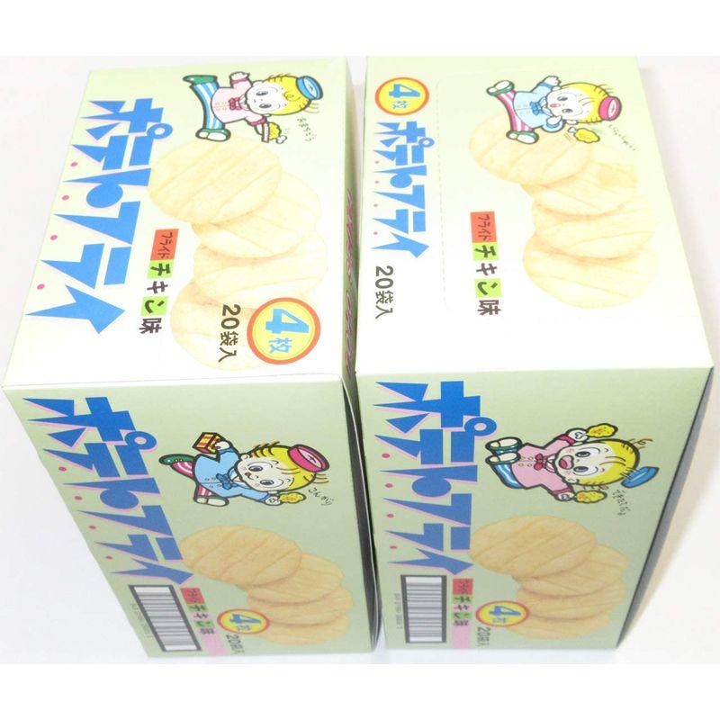 東豊製菓 ポテトフライ フライドチキン（1箱20袋入り）2箱セット