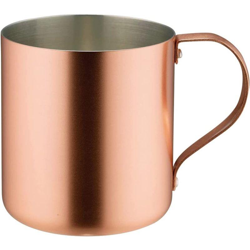 限定製作】橋本金属 純銅マグカップ 300cc マット HK-5 食器、グラス