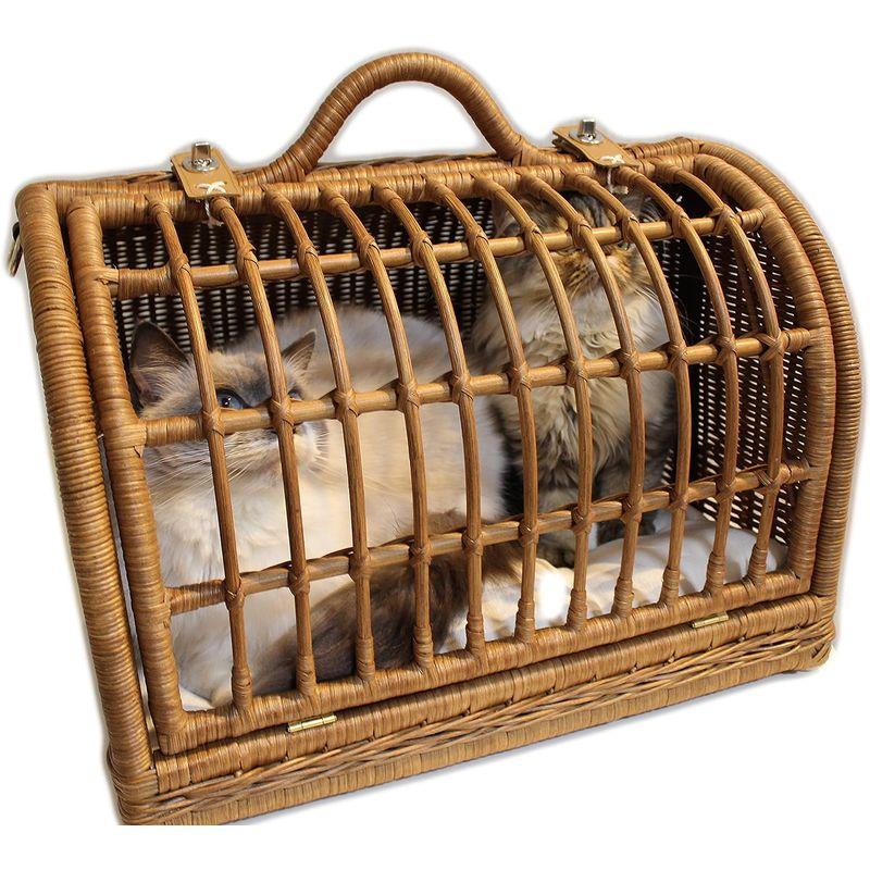中古品 N4スタイル ラタンキャリーマイン M ブラウン SC-73BW 【2554054455】(15845円)