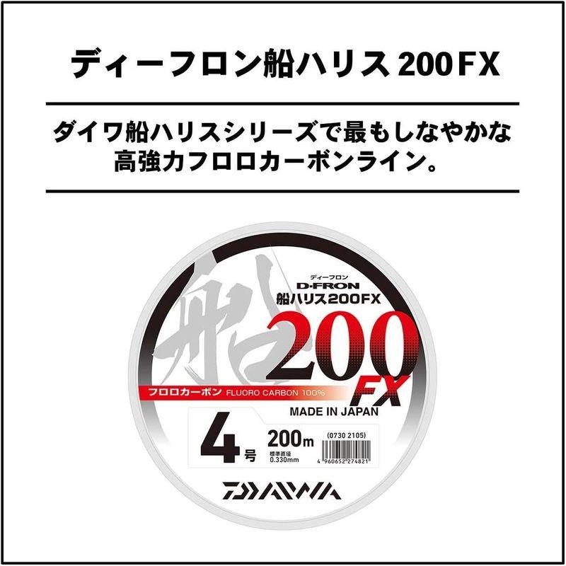 ローボード ダイワ(DAIWA) フロロライン ディーフロン船ハリス200FX 6号 200m ナチュラル 【1637145412】(10159円)