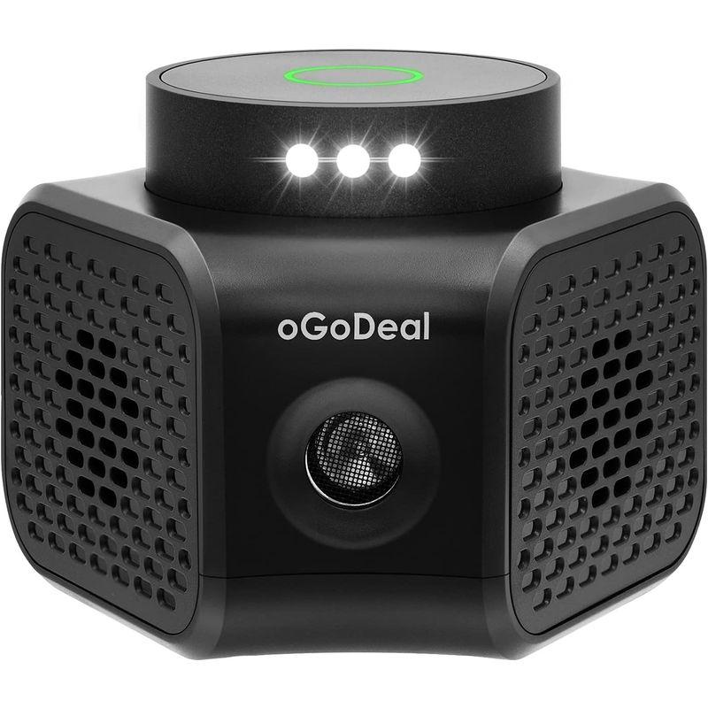 oGoDeal　超音波　ネズミ駆除器　ネズミよけ　害虫撃退器　強力　4種モード　360度ストロボライト　3つのスピーカー　有効範囲350平米