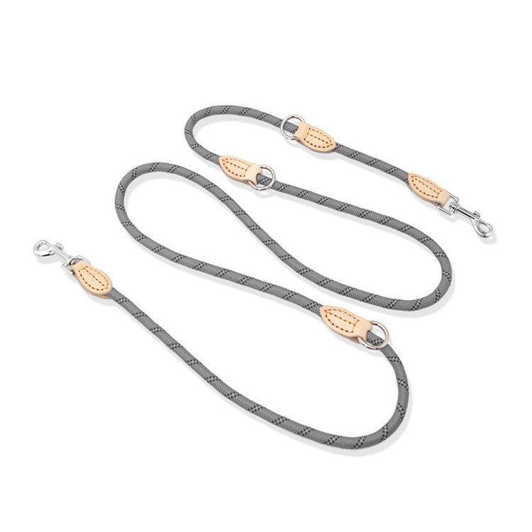 犬 リード おしゃれ 肩掛け 肩がけ 長い ショルダー ロープ ハンズフリー 犬用 ペット |  | 04