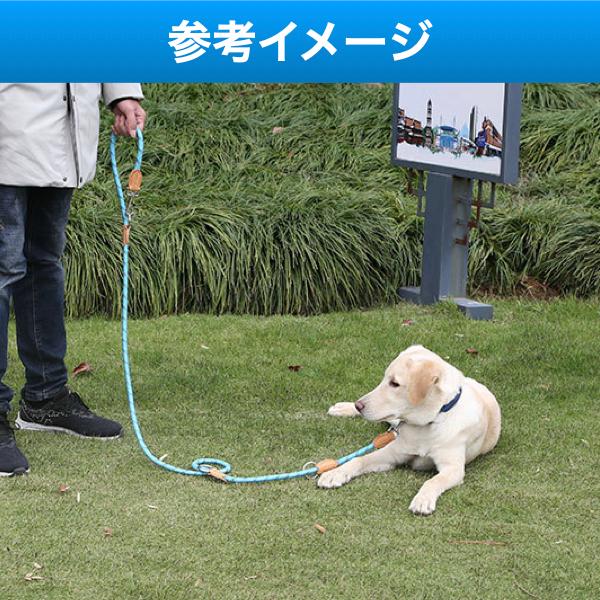 犬 リード おしゃれ 肩掛け 肩がけ 長い ショルダー ロープ ハンズフリー 犬用 ペット｜terraceside｜12