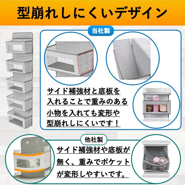 ウォールポケット 壁掛け 吊り下げ 透明 無印 北欧 おしゃれ CD クリア