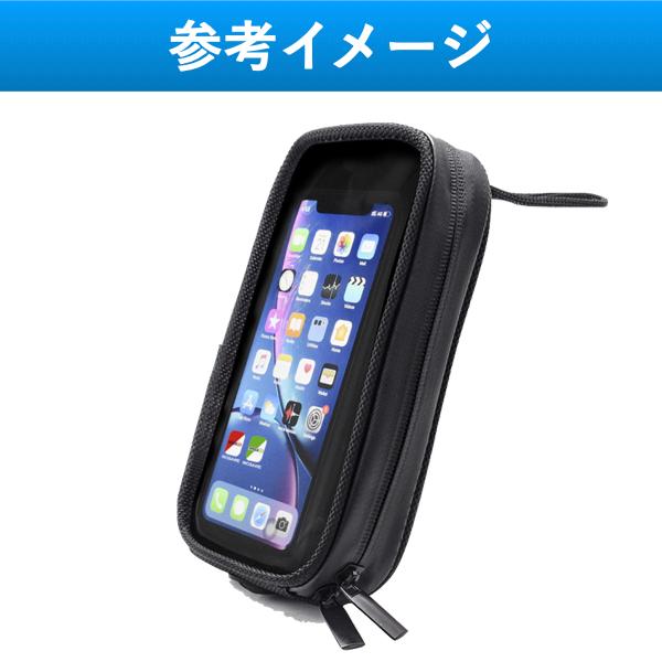 経典ブランド バイク用 防水 スマホ タンクバッグ ソフテイル FXSTC FLS マグネット取付 ナビ タッチパネル対応 スマートフォン VGEBY1 自転車トップチューブバッグ フレームバッグ 電話ホルダー 防水 透明なタッチスクリーン 取り付け簡単 L XL ブラック(L)