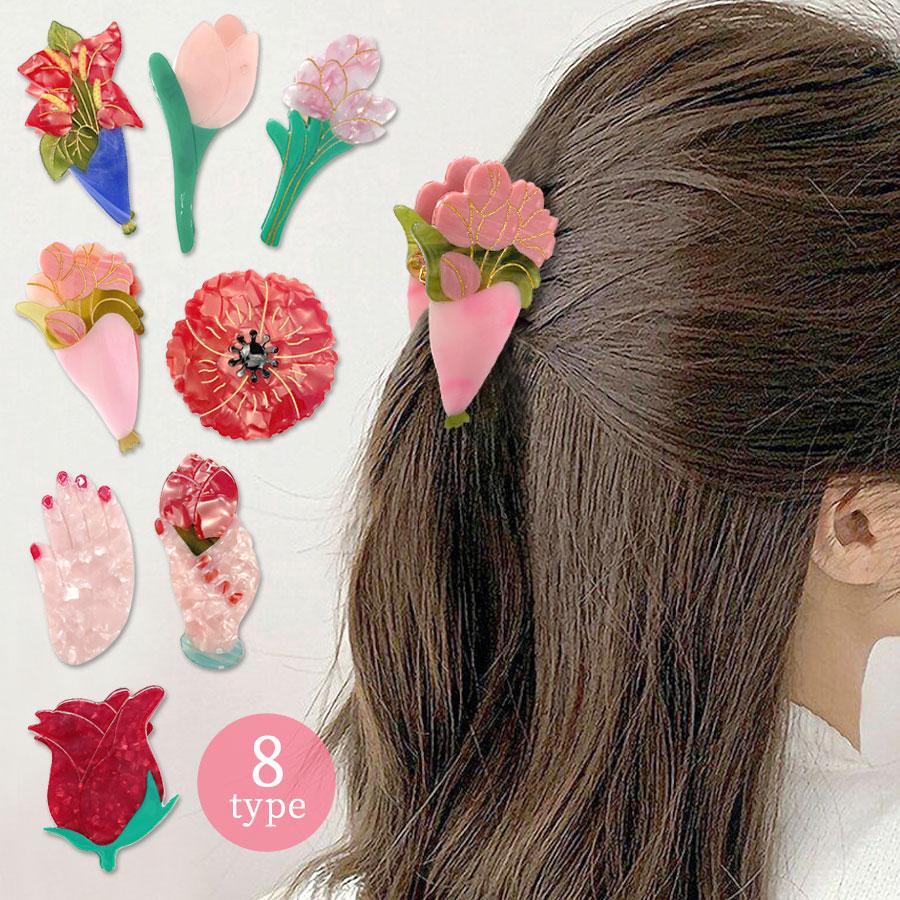 ❤️ラス2❤️くま ヘアクリップ  シルバー バンスクリップ　韓国 　ヘアアクセ