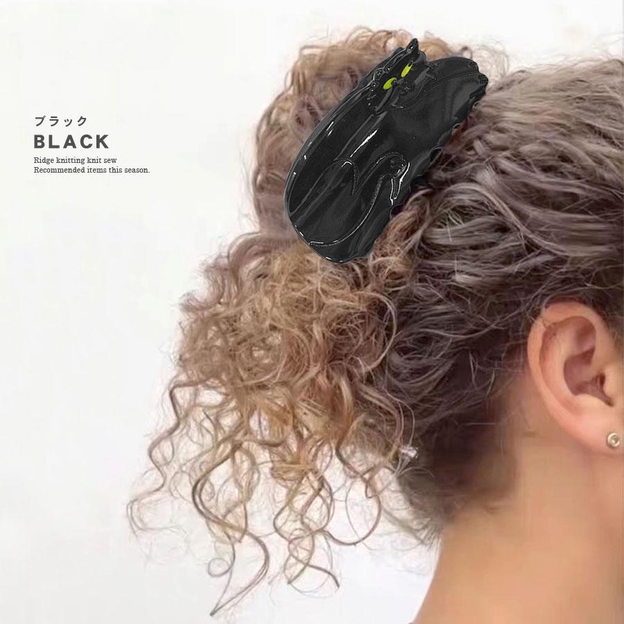 ヘアクリップ バンスクリップ 猫 ねこ ネコ 猫モチーフ ヘア