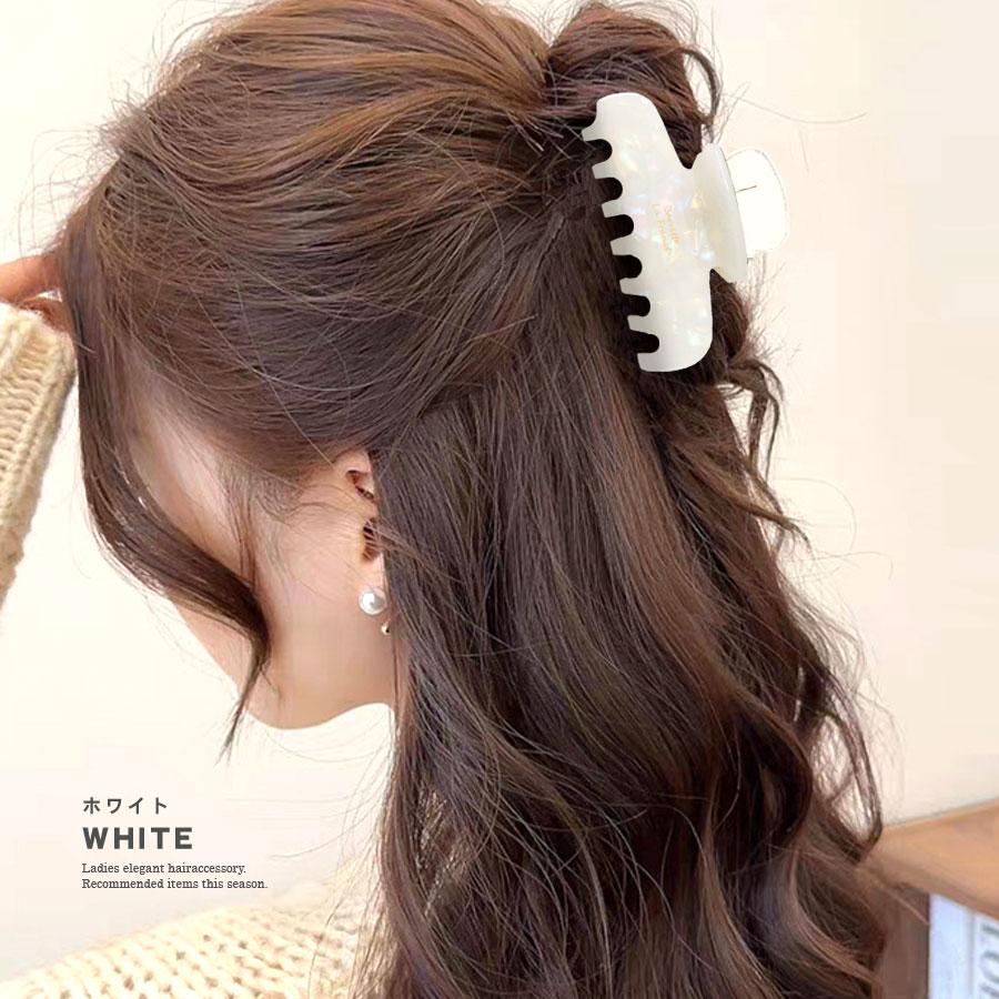 バンスクリップ ハーフアップ ヘアクリップ レディース ヘア