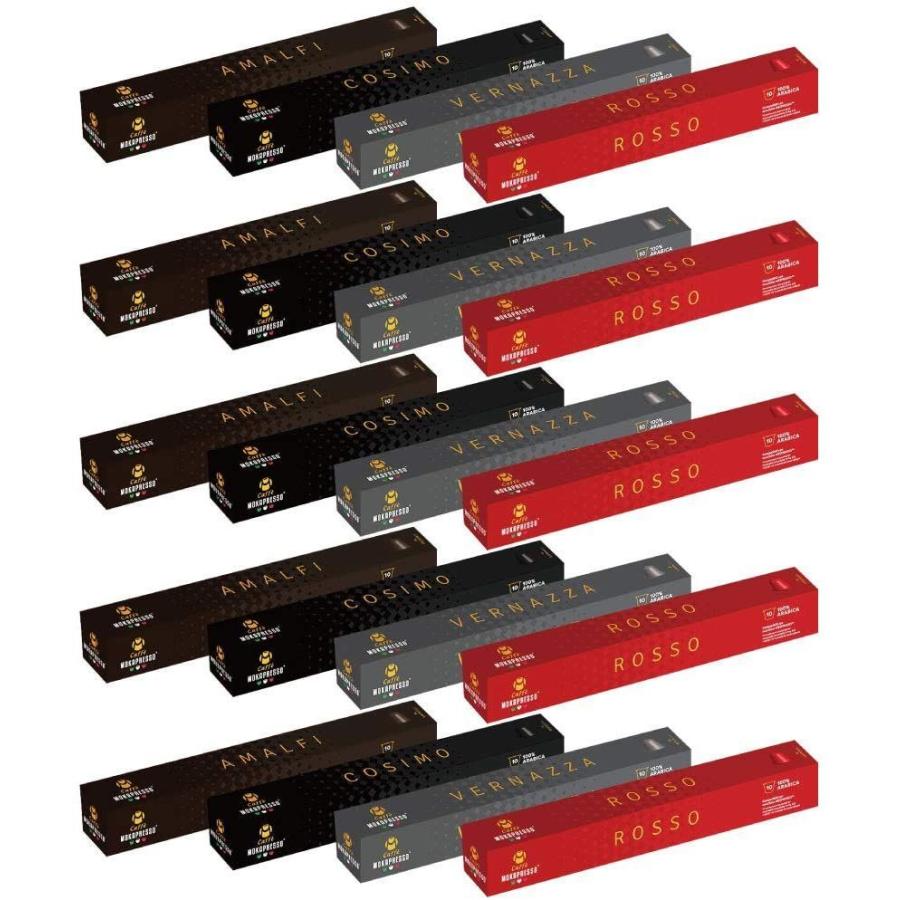 メーカー包装済 ネスプレッソ Nespresso 互換カプセル Mokapresso モカプレッソ 0カプセル カプセルコーヒー 4種アソートセット 春夏新色 Www Staips Net