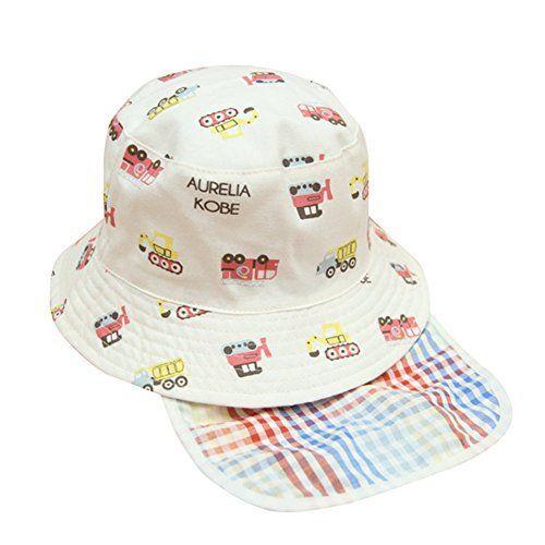 1003円 人気満点 Vidoscla ベビー用ハット つば広 赤ちゃんキャップ キッズ 帽子 子供サンバイザー フィッシャーマンハット 車柄 女の子 男の子 男